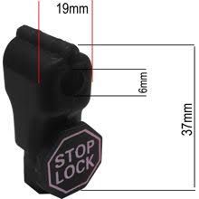 Klika - StopLock 6mm zwart afmeting 38,5x18mm - 130 stuks