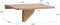 SoBuy FWT03-PF - Opklapbare Wandtafel - Ruimtebesparend - Bruin
