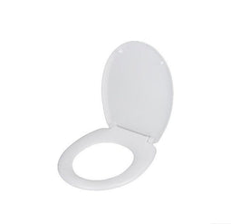 Allibert Click-n-Seat - Toiletzitting Soft-Close Afklikbaar 37,7x5x45 cm Glanzend Wit