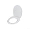 Allibert Click-n-Seat - Toiletzitting Soft-Close Afklikbaar 37,7x5x45 cm Glanzend Wit