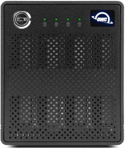 OWC ThunderBay 4 mini - JBOD-box - 4x 2.5"/3.5" bays - 2x Thunderbolt 3 - Zwart