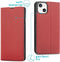iMoshion Hoesje Geschikt voor iPhone 13 Hoesje - iMoshion Slim Folio Bookcase - Rood