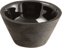 J-Line kom Mango - hout - zwart - small - 2 stuks