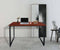 Bureau Stoer - laptoptafel - computertafel - industrieel vintage bruin