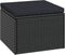 vidaXL - Loungeset - poly - rattan - zwart