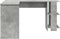 vidaXL - Hoekbureau - met - Opbergruimte - Betonnen - Grijs - 140x113,5x75cm