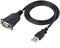Startech.com 1P3FP-USB-SERIAL - USB naar Serieel Adapter - DB9 Male RS232 - 91cm Zwart