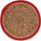 Placemat Rood Bruin 35 x 1 x 35 cm Natuurlijk (Ø 35 cm)