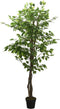 vidaXL - Kunstplant - ficus - 1260 - bladeren - 200 - cm - groen