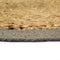 vidaXL - Placemats - 4 - st - 38 - cm - jute - en - katoen - natuurlijk - en - grijs