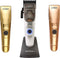 Gamma+ X-Ergo tondeuse - Professionele snoerloze clipper - Ergonomisch - Kleur: chrome roos goud