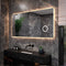 Mirlux Badkamerspiegel - Rechthoekige Wandspiegel - LED Verlichting Anti Condens Verwarming 160x80CM