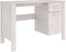 vidaXL - Bureau - HAMAR - 113x50x75 - cm - massief - grenenhout - wit