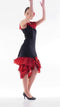 dressforfun - vrouwenkostuum Spaanse Antonia Lopez XL - lange jersey-stretchjurk - rood