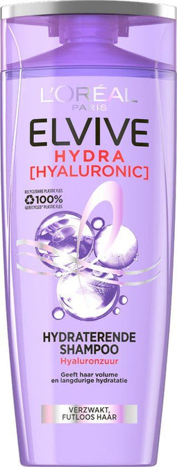 L'Oréal Paris Elvive Hydra Hyaluronic Shampoo - Intens Hydraterend voor Futloos & Droog Haar - 250