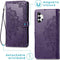 iMoshion Hoesje Geschikt voor Samsung Galaxy A32 (5G) Hoesje Met Pasjeshouder - iMoshion Mandala Bookcase - Paars