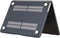 Lunso Geschikt voor MacBook Air 13 inch (2022-2025) cover hoes - case - Mat Zwart