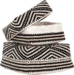 MUST Living Sacrificial baskets Lovina, set of 2 - 11x19x19 cm / 12x23x23 cm