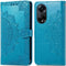 iMoshion Hoesje Geschikt voor Oppo A98 Hoesje Met Pasjeshouder - iMoshion Mandala Bookcase - Turquoise