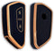Autosleutel hoesje Geschikt voor Volkswagen - TPU Sleutelhoesje - Auto Sleutelcover - Autosleutelhoes -VW,Seat,Skoda - goud -G3 - Volkswagen Golf, Volkswagen GTE, Volkswagen ID.3, Volkswagen ID.4, Volkswagen ID.5, Seat Leon, Seat Tarraco, Seat Ateca