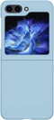 Lunso - Geschikt voor Samsung Galaxy Z Flip5 - Backcover hoes - Lichtblauw