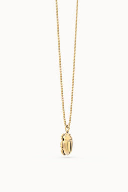 Chocli halsketting Scarabee 18k verguld