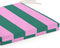 Stoelkussen Belum 0120-410 40 x 5 x 40 cm Strepen