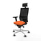 Bureaustoel met hoofdsteun Piqueras y Crespo 2D026G1 Oranje
