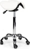 Split-zit ergonomische zadelkruk Zwart zithoogte 50CM t/m 68CM Met voetring