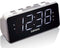 Lenco CR-18 - PLL FM Klokradio - Dubbele alarmfunctie met snooze - Aluminium/Zwart