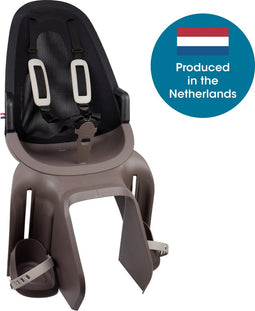 Qibbel Air - Fietsstoeltje Achter - Quick Connect - Hazel Brown