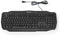 Nedis GKBD100 - Toetsenbord met verlichting - Qwertz DE - Zwart
