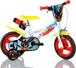Acamar Films Bing - Kinderfiets 12 Inch - 2 tot 4 Jaar - 90 tot 115 cm - Wit