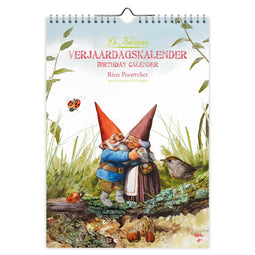 Comello - Verjaardagskalender rien poortvliet kabouter a4 | 3 stuks