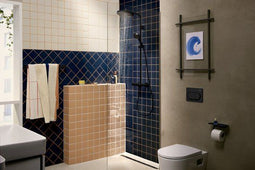 Hansgrohe Activera S - Showerpipe - EcoSmart+ waterbesparend - 240mm - Mat Zwart - Thermostaat