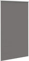 vidaXL - Rolgordijn - verduisterend - 130x210 - cm - stofbreedte - 126,6 - cm - grijs