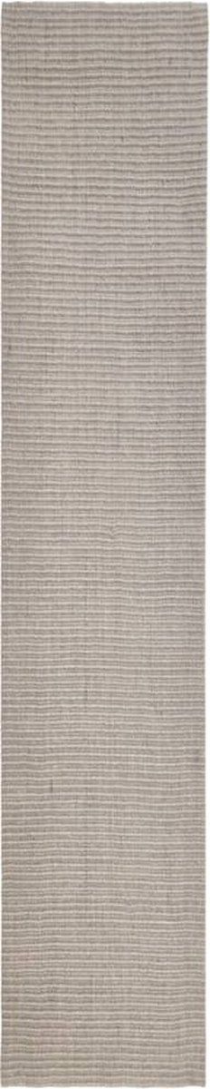 vidaXL Sisalmat voor krabpaal 66x350 cm zandkleurig