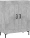 vidaXL - Dressoir - 69,5x34x90 - cm - bewerkt - hout - betongrijs