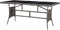 vidaXL - Tuintafel - 170x80x74 - cm - poly - rattan - grijs