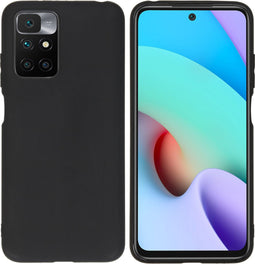 iMoshion Hoesje Geschikt voor Xiaomi Redmi 10 Hoesje Siliconen - iMoshion Color Backcover - Zwart