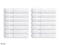 Lotus Handdoek 14x - 50 x 100 cm - Antraciet - Set van 7x 2 stuks 500gr