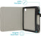 imoshion E-reader Hoesje - Geschikt voor Kobo Libra 2 - Vegan Leather Bookcase - Zwart