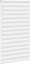 vidaXL - Zebra - rolgordijn - 125x230 - cm - stofbreedte - 120,9cm - polyester - wit
