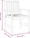 vidaXL - Tuinstoelen - 3 - st - massief - acaciahout