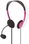 Nedis CHST100PK - On-Ear Headset - Draad - Microfoon - Roze Zwart