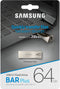 Samsung Bar Plus - USB-stick 64GB USB 3.2 Gen 2 - 400 MB/s Lezen - Zilver