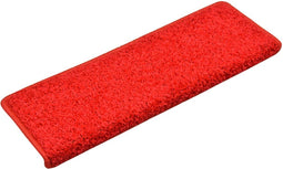 vidaXL - Trapmatten - 15 - st - 65x21x4 - cm - rood