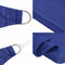 vidaXL - Zonnezeil - 160 - g/m² - rechthoekig - 3x6 - m - HDPE - blauw