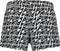 PUMA SWIM MEN WAVE AOP SHORT SHORTS - Golvende print - Wit/Zwart