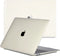 Lunso Geschikt voor MacBook Air 13 inch M1 (2020) cover hoes - case - Candy Rock Grey